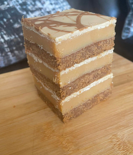 Biscoff Millionaire Slice