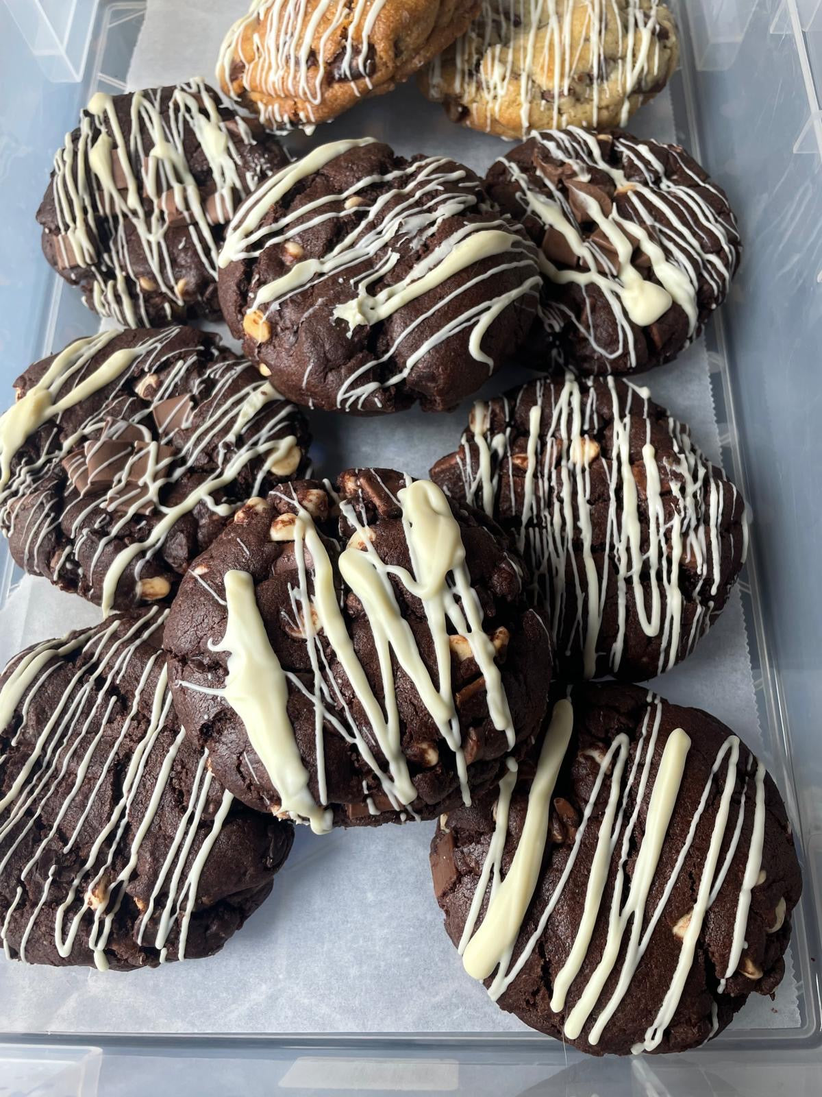 Triple Chocolate NYC Cookie