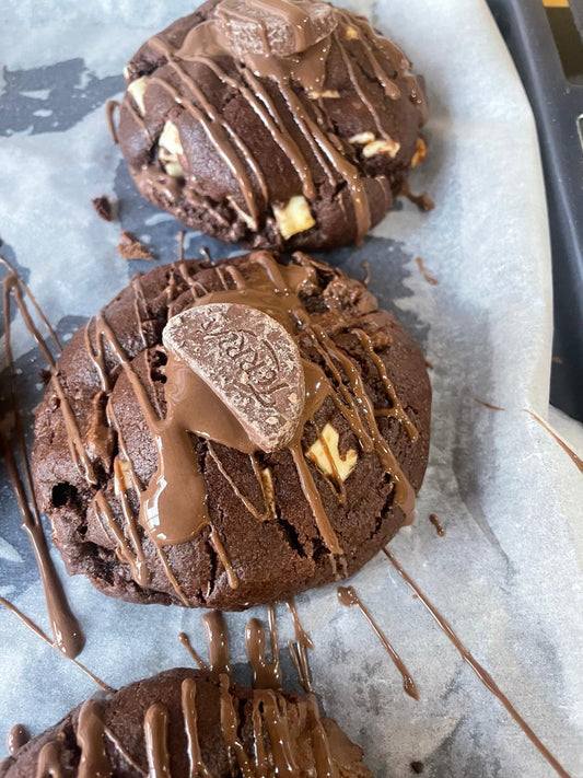 Chocolate Orange Stuffed Cookie