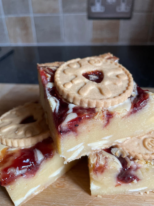 Jammie Dodger Blondies