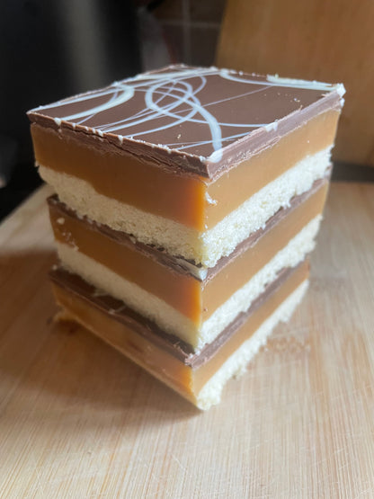 Classic style millionaire shortbread
